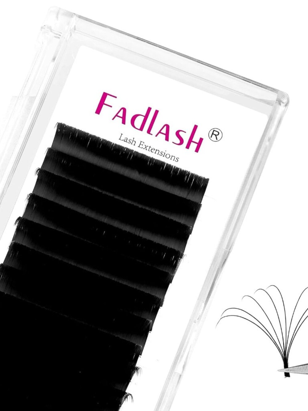 Easy Fan Lash Extension D Curl 0.07 8-14mm Volume Eyelash Extension